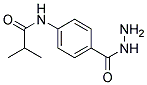 N-(4-HYDRAZINOCARBONYL-PHENYL)-ISOBUTYRAMIDE 结构式