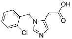 [3-(2-CHLORO-BENZYL)-3H-IMIDAZOL-4-YL]-ACETIC ACID 结构式