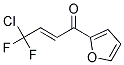 (E)-4-Chloro-4,4-difluoro-1-furan-2-yl-but-2-en-1-one 结构式