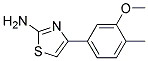 4-(3-METHOXY-4-METHYL-PHENYL)-THIAZOL-2-YLAMINE 结构式