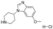 6-METHOXY-1-(PIPERIDIN-4-YL)-1H-BENZO[D]IMIDAZOLE HYDROCHLORIDE 结构式