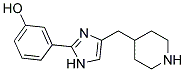3-(4-PIPERIDIN-4-YLMETHYL-1H-IMIDAZOL-2-YL)-PHENOL 结构式