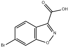 6-溴苯并[D]异噁唑-3-羧酸 结构式