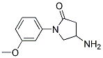 4-AMINO-1-(3-METHOXY-PHENYL)-PYRROLIDIN-2-ONE 结构式