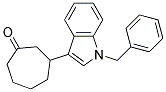 3-(1-BENZYL-1H-INDOL-3-YL)-CYCLOHEPTANONE 结构式