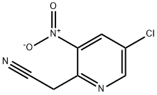 (5-CHLORO-3-NITRO-PYRIDIN-2-YL)-ACETONITRILE 结构式