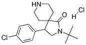2-TERT-BUTYL-4-(4-CHLOROPHENYL)-2,8-DIAZASPIRO[4.5]DECAN-1-ONE HYDROCHLORIDE 结构式