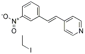 4-(3-NITRO-STYRYL)-PYRIDINE ETHYL IODIDE 结构式