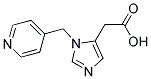 (3-PYRIDIN-4-YLMETHYL-IMIDAZOL-4-YL)-ACETIC ACID 结构式