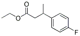 3-(4-FLUORO-PHENYL)-BUTYRIC ACID ETHYL ESTER 结构式