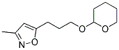 3-Methyl-5-[3-(tetrahydro-pyran-2-yloxy)-propyl]-isoxazole 结构式