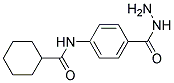 CYCLOHEXANECARBOXYLIC ACID (4-HYDRAZINOCARBONYL-PHENYL)-AMIDE 结构式