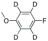 4-Fluoroanisole-2,3,5,6-d4 结构式