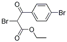 Ethyl 2-bromo-3-(4-bromophenyl)-3-oxo-propanoate 结构式
