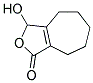 3-HYDROXY-3,4,5,6,7,8-HEXAHYDRO-CYCLOHEPTA[C]FURAN-1-ONE 结构式