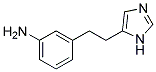3-[2-(3H-IMIDAZOL-4-YL)-ETHYL]-PHENYLAMINE 结构式