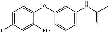 N-[3-(2-AMINO-4-FLUOROPHENOXY)PHENYL]ACETAMIDE 结构式