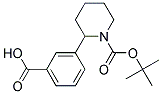3-(1-(TERT-BUTOXYCARBONYL)PIPERIDIN-2-YL)BENZOIC ACID 结构式