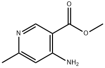 4-氨基-6-甲基烟酸甲酯 结构式