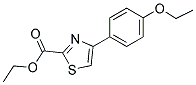 4-(4-Ethoxy-phenyl)-thiazole-2-carboxylic acid ethyl ester 结构式
