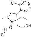 4-(2-CHLOROPHENYL)-2-METHYL-2,8-DIAZASPIRO[4.5]DECAN-1-ONE HYDROCHLORIDE 结构式