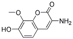 3-Amino-7-hydroxy-8-methoxy-chromen-2-one 结构式