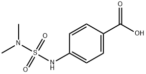 4-(二甲基氨基磺酰基氨基)苯甲酸 结构式