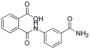 N-(3-CARBAMOYL-PHENYL)-PHTHALAMIC ACID 结构式