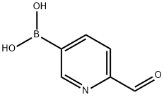 (6-FORMYLPYRIDIN-3-YL)BORONIC ACID 结构式