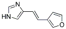 4-(2-FURAN-3-YL-VINYL)-1H-IMIDAZOLE 结构式