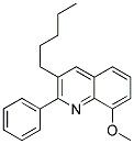 8-METHOXY-3-PENTYL-2-PHENYL-QUINOLINE 结构式