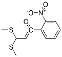 3,3-BIS-METHYLSULFANYL-1-(2-NITRO-PHENYL)-PROPENONE 结构式