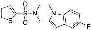 8-FLUORO-2-(2-THIENYLSULFONYL)-1,2,3,4-TETRAHYDROPYRAZINO[1,2-A]INDOLE 结构式