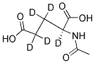 N-ACETYL-L-GLUTAMIC-2,3,3,4,4-D5 ACID 结构式