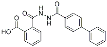 2-[N'-(BIPHENYL-4-CARBONYL)-HYDRAZINOCARBONYL]-BENZOIC ACID 结构式