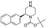 (S)-2-NAPHTHALEN-2-YL-PIPERAZINE-1-CARBOXYLIC ACID TERT-BUTYL ESTER 结构式