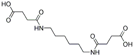 N-[6-(3-CARBOXY-PROPIONYLAMINO)-HEXYL]-SUCCINAMIC ACID 结构式