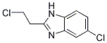 5-CHLORO-2-(2-CHLOROETHYL)-1H-BENZIMIDAZOLE 结构式