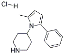 4-(2-METHYL-5-PHENYL-PYRROL-1-YL)-PIPERIDINE HYDROCHLORIDE 结构式