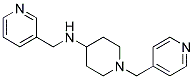 N-(PYRIDIN-3-YLMETHYL)-1-(PYRIDIN-4-YLMETHYL)PIPERIDIN-4-AMINE 结构式