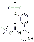 (R)-2-(3-TRIFLUOROMETHOXY-PHENYL)-PIPERAZINE-1-CARBOXYLIC ACID TERT-BUTYL ESTER 结构式