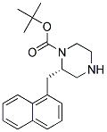 (S)-2-NAPHTHALEN-1-YLMETHYL-PIPERAZINE-1-CARBOXYLIC ACID TERT-BUTYL ESTER 结构式