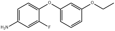 4-(3-ETHOXYPHENOXY)-3-FLUOROANILINE 结构式