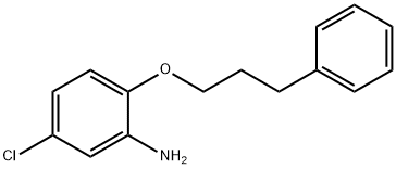 5-CHLORO-2-(3-PHENYLPROPOXY)ANILINE 结构式