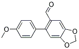 6-(4-METHOXYPHENYL)-1,3-BENZODIOXOLE-5-CARBALDEHYDE 结构式