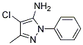 5-AMINO-4-CHLORO-3-METHYL-1-PHENYLPYRAZOLE 结构式