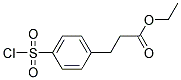 3-(4-CHLOROSULFONYL-PHENYL)-PROPIONIC ACID ETHYL ESTER 结构式