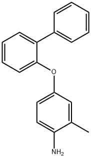 4-([1,1'-BIPHENYL]-2-YLOXY)-2-METHYLPHENYLAMINE 结构式