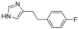 4-[2-(4-FLUORO-PHENYL)-ETHYL]-1H-IMIDAZOLE 结构式