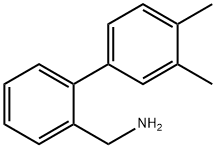 (3',4'-DIMETHYL[1,1'-BIPHENYL]-2-YL)METHANAMINE 结构式